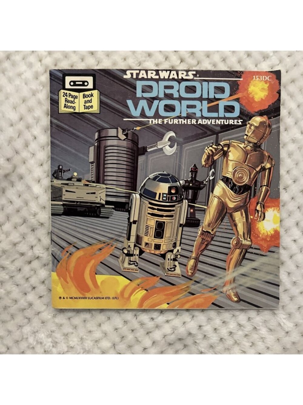 1983 Droid World The Further Adventures Star Wars Paperback Book No Cassette